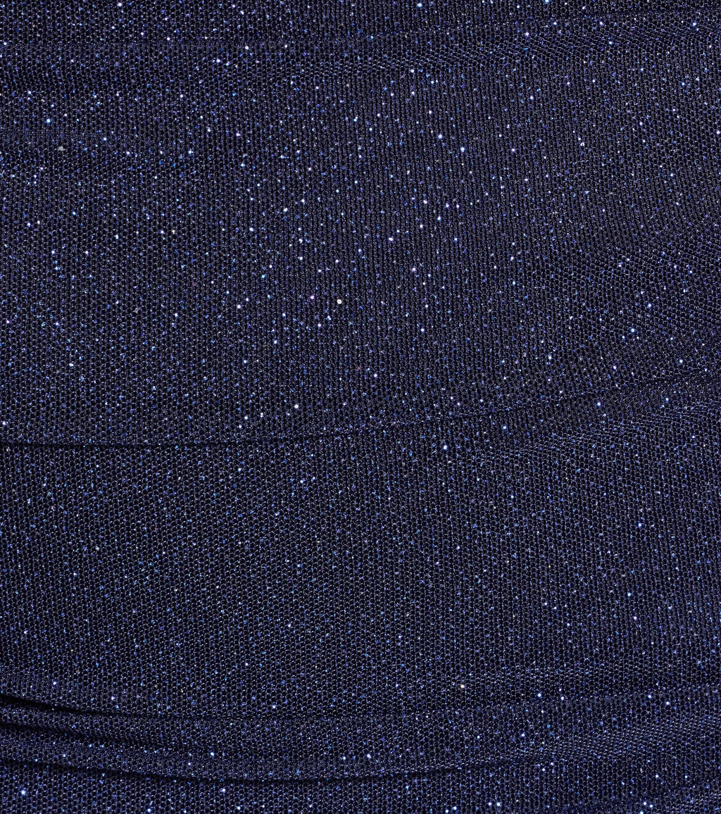 Jaenessa Cold Shoulder Glitter Mermaid Formal Dress