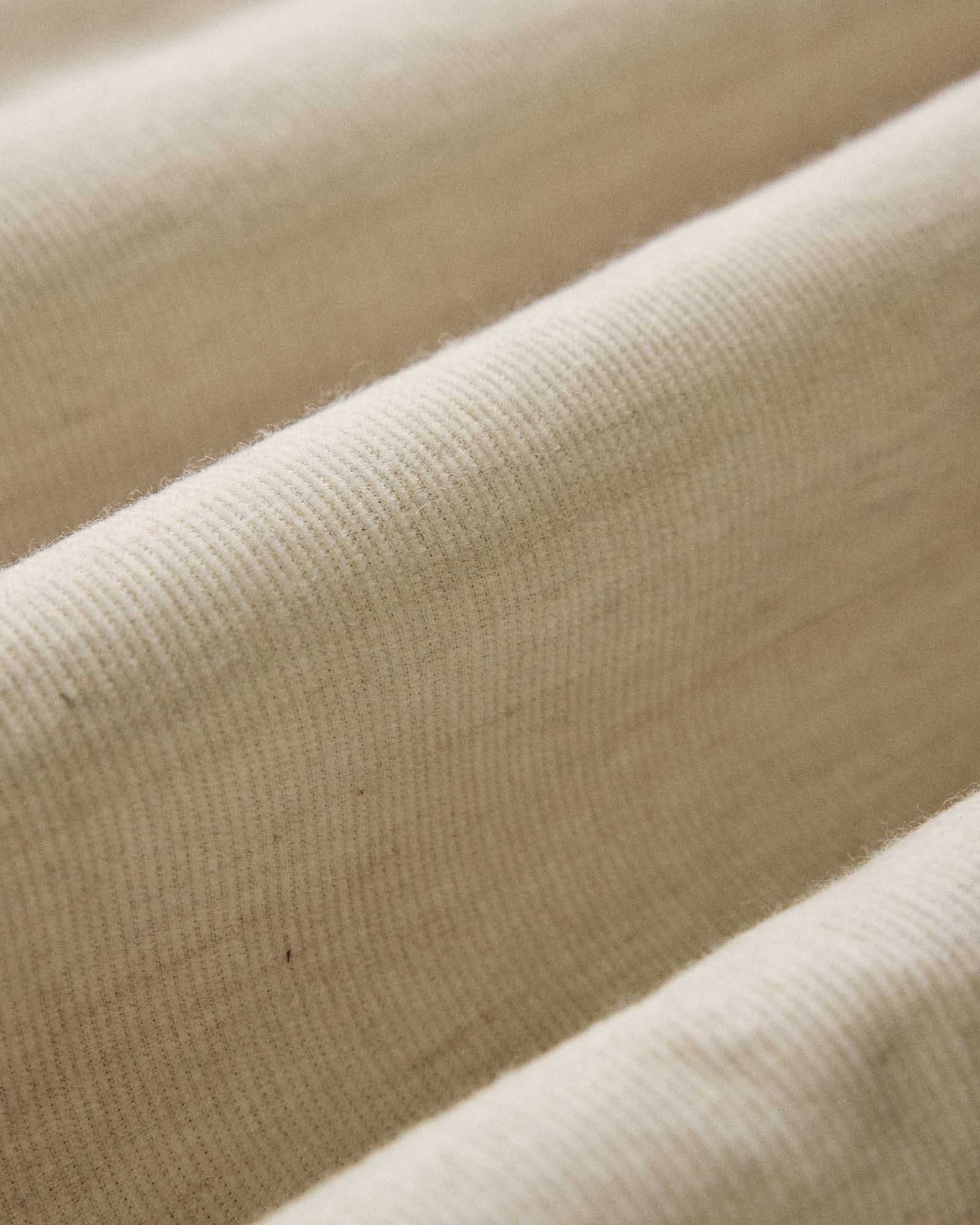 The Short Sleeve California in Heather Oat Cord