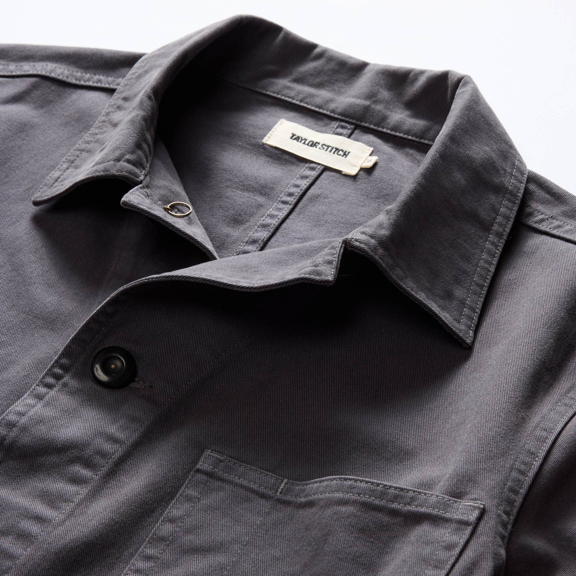 The Ojai Jacket in Organic Charcoal Foundation Twill